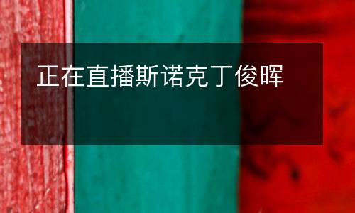 正在直播斯諾克丁俊暉