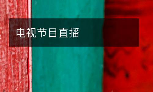 電視節(jié)目直播